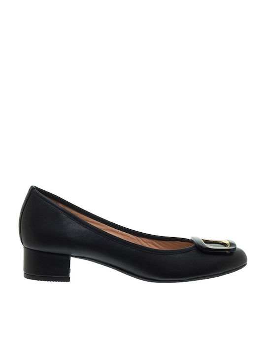 Mourtzi Leder Pumps Schwarz