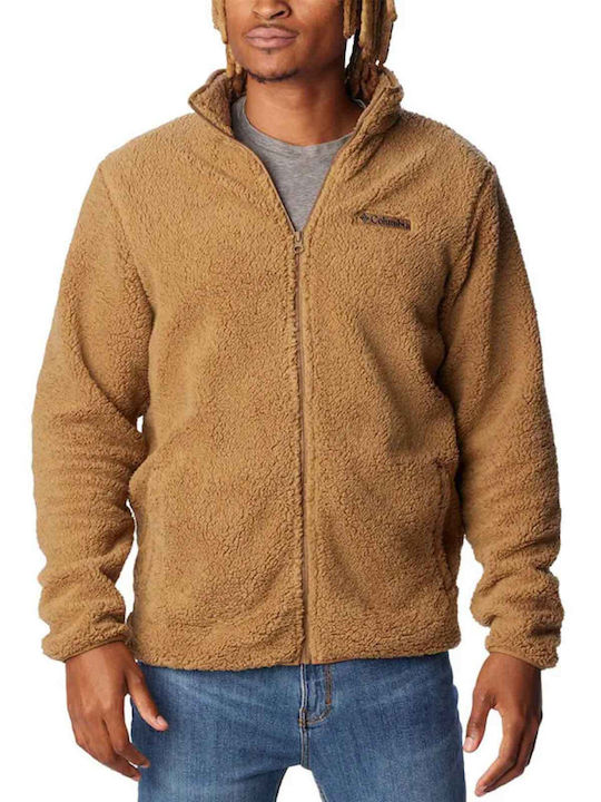Rugged Ridge Sherpa Full Cardigan pentru Bărbați Light Brown