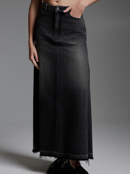 BSB Denim Maxi Rock Black Denim