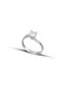 Themelidis Jewels Einzelner Steine Ringe aus Weißgold 18K mit Diamant