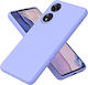 Back Cover Σιλικόνης Λιλά Oppo A78 4g