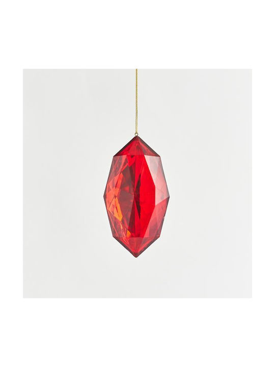 Ornament suspendat Plastic Roșu 4.5x7buc