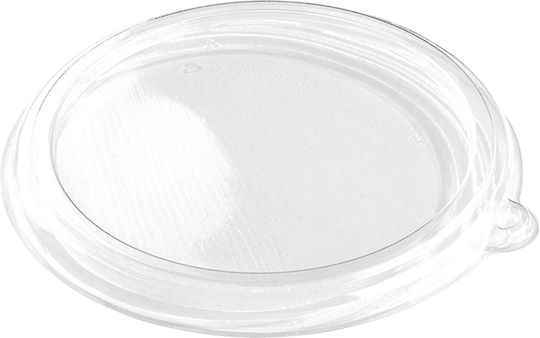Deckel Ø21cm Rpet Flach Einweg Transparent Sabert 50 Stk