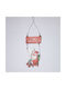 Hängender Weihnachtsmann Ornament Hölzern Rot 8.3cm