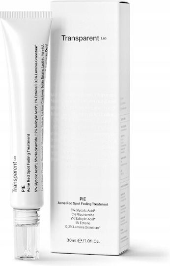 Transparent Lab P.i.e Acne Red Spot Fading Treatment 30 Ml Gel Μεταφλεγμονώδεις Δυσχρωμίες