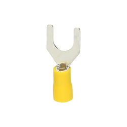 Isolierter Gabelschuh Maximaler Querschnitt 6mm² Öse Schraube M4 Blister 10 Stk