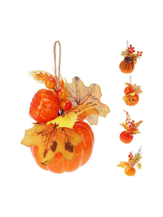 Koopman Christmas Hanging Pumpkin With Gold Dust With Beads