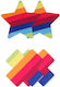 Ns Novelties Pretty Pasties Pride Cross & Star Nipple Covers Rainbow