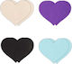 Ns Novelties Pretty Pasties Heart Capace de sfârcuri