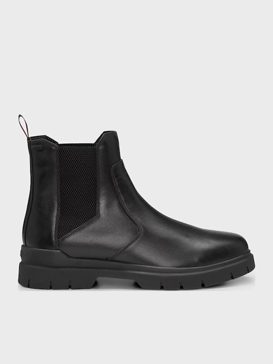 Leather Black Chelsea Boots