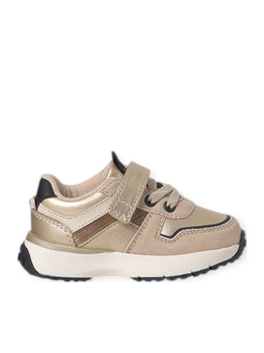 Running Παιδικά Sneakers με Σκρατς Χρυσά