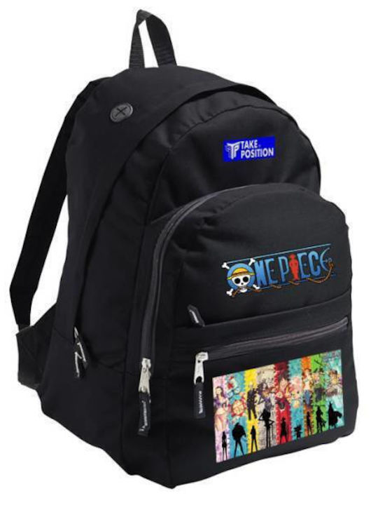 Takeposition Pearl School Bag Backpack Junior High-High School Black 24.1Liters