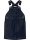 Παιδικό Φόρεμα Αμάνικο Τζιν Dark Blue Denim