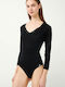 Vamp Frauen Bodysuit Black