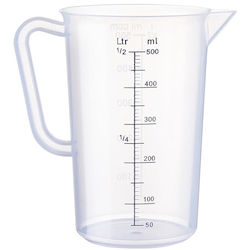 Ready Plastic Kitchen Measuring Cup 500ml 1pcs