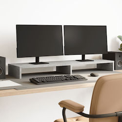 vidaXL Schreibtisch Halterung für 2 Monitore Be...