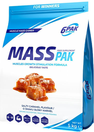 6pak Nutrition Mass Pak 5000 грама Солен карамел