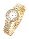 Watch with Gold Metal Bracelet