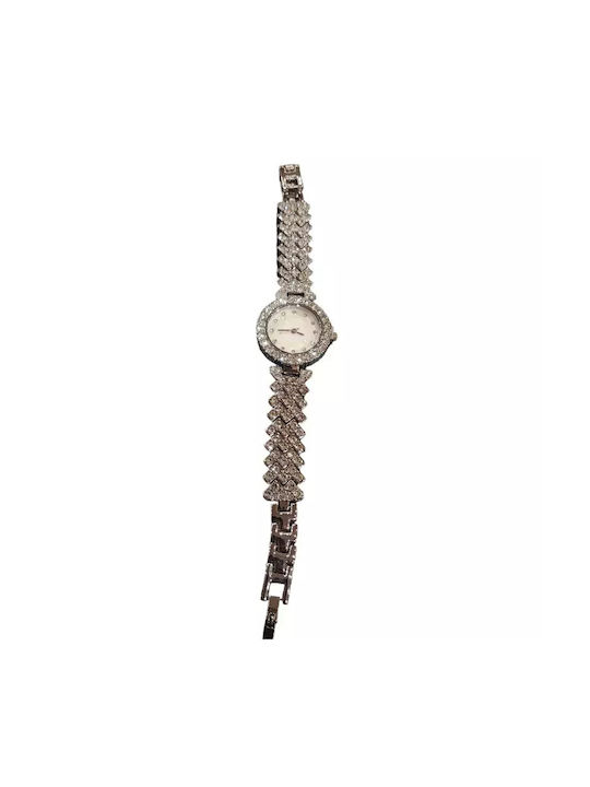 Watch with Silver Metal Bracelet