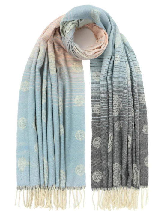 Doca Women's Wool Scarf Blue