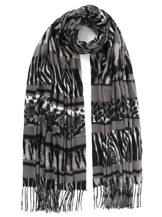 Doca Women's Wool Scarf Black