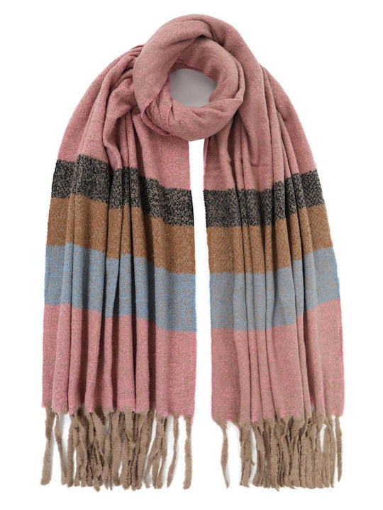 Doca Women's Wool Scarf Pink