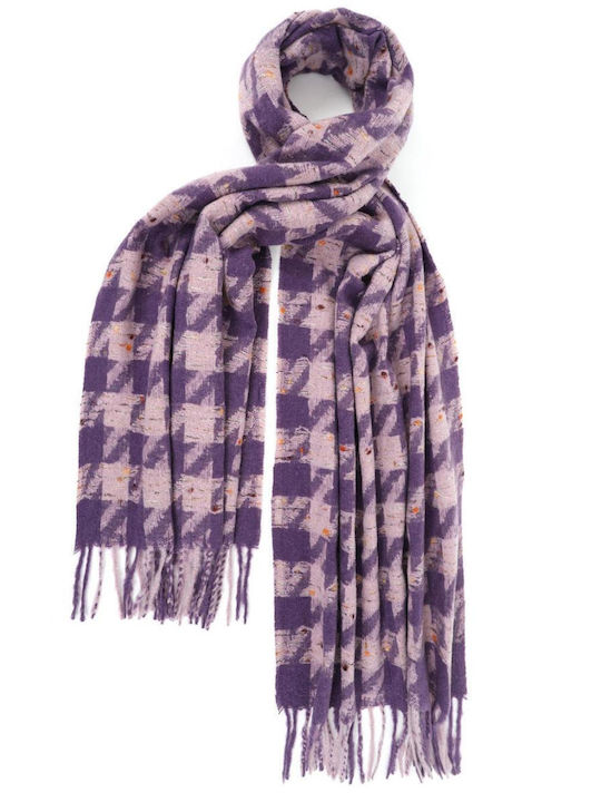 Doca Women's Wool Scarf Purple