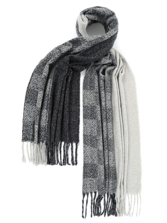 Doca Women's Wool Scarf Gray