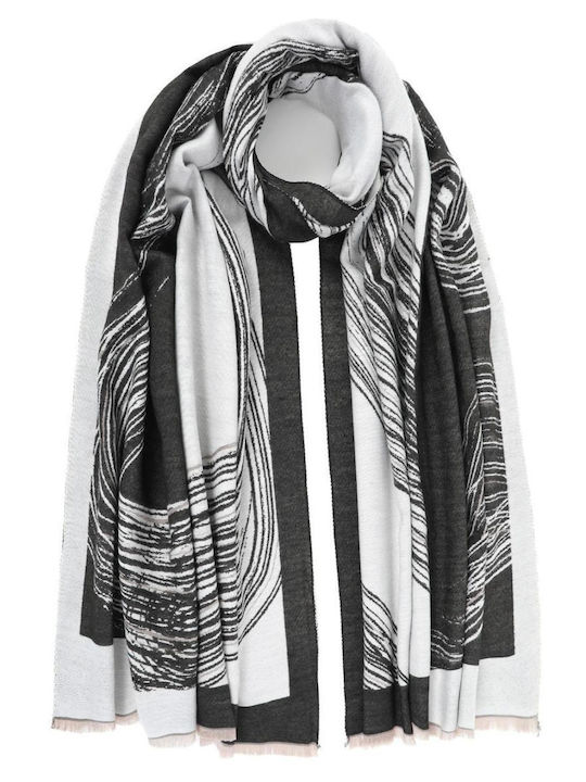 Doca Women's Wool Scarf White