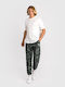 Sweatpants with Elastic Khaki Camo