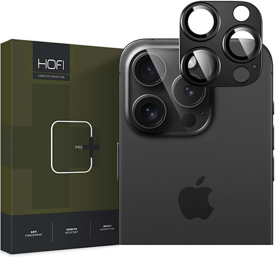 Hofi Pro+ Camera Protection Tempered Glass Black for the iPhone 16 Pro, iPhone 16 Pro Max