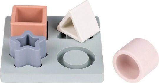 Nattou Shape Sorting Toy made of Silicone for 0++ Months