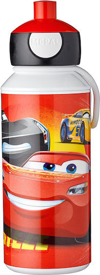 Mepal Kids Water Bottle Disney Cars with Pop-Up Cap 400ml