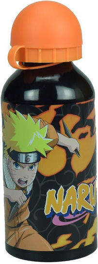 Gim Naruto Sticlă Pentru Copii Din Aluminiu Cu Capac Pop-Up Naruto 400ml