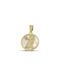 Themelidis Jewels Кремъст Зодиакален Знак Дева от Жълто Злато 9К