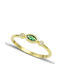 Themelidis Jewels Γυναικείο Δαχτυλίδι με Ζιργκόν από Χρυσό 9Κ