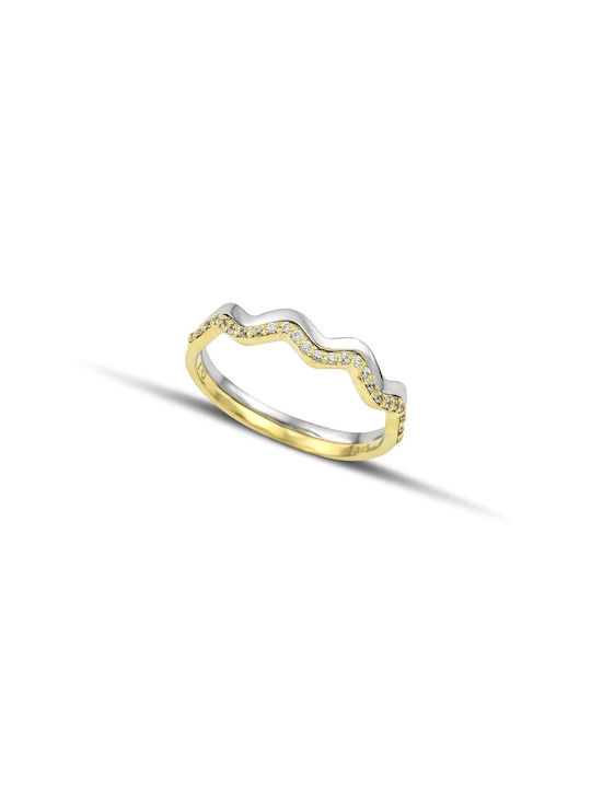 Themelidis Jewels Γυναικείο Δαχτυλίδι με Ζιργκόν από Χρυσό 14Κ
