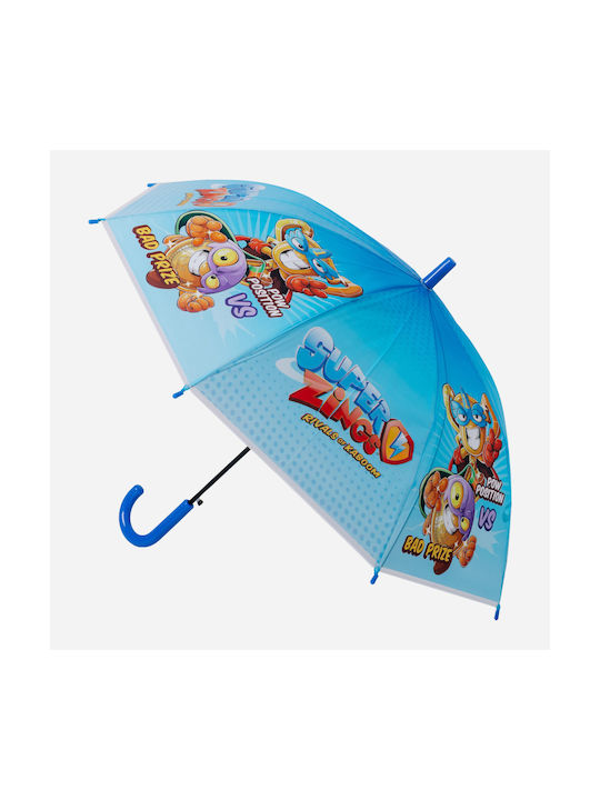 Nickelodeon Umbrelă pentru copii Mâner curbat Albastru cu diametrul de 48cm. 60501708727