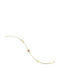 Themelidis Jewels Παιδικό Βραχιόλι από Χρυσό 9K με Σταυρό & Ματάκι
