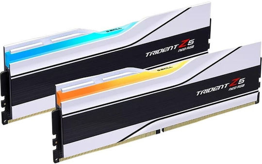 G.Skill Trident Z5 Neo RGB 32GB DDR5 RAM с 2 модула (2x16GB) и Скорост 8000 за Настолен Компютър