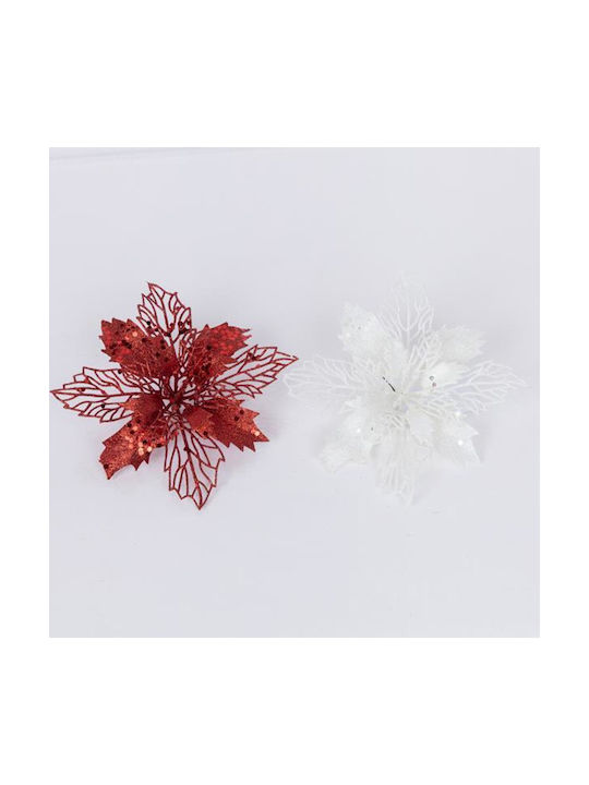 Weiß Rotes Blumenset 3 Stk 15cm Top 120