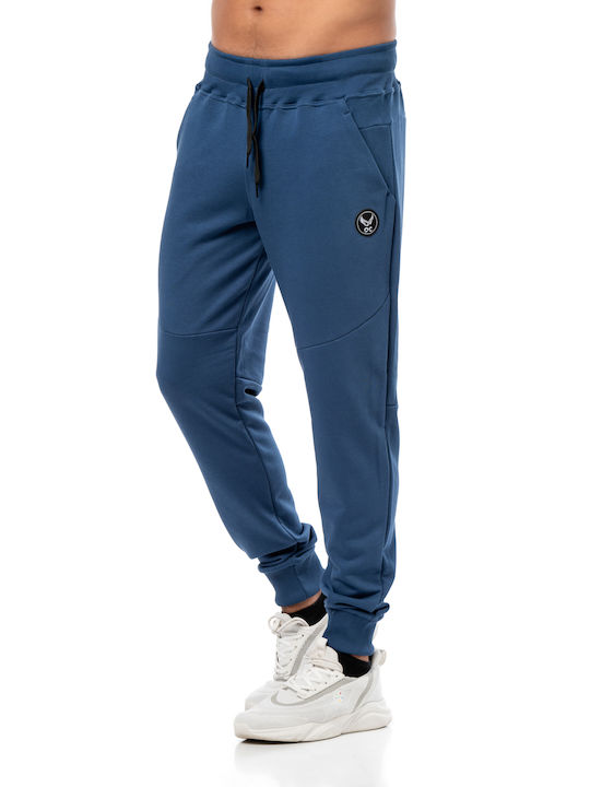 Bodymove Τρικλωνο Men's Sweatpants Blue