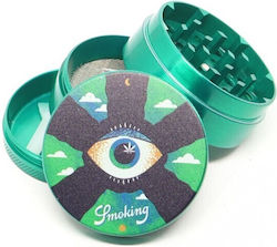Smoking Grinder 50mm Πολύχρωμο Green Eye