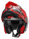 Givi X27 Tourer Matt Black/Light Blue Motorcycle Helmet Flip-Up ECE 22.06 1790gr with Pinlock and Sunvisor