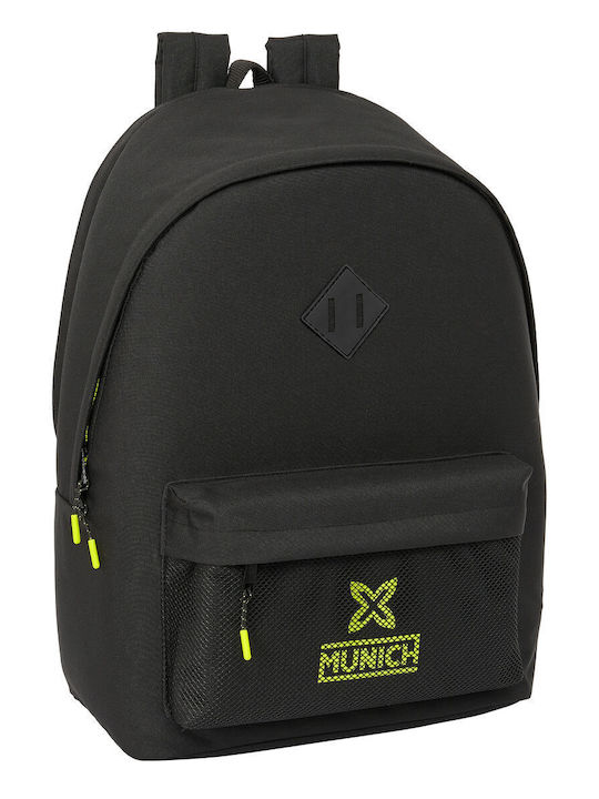 Ghiozdan Munich + USB Munich Negru 31 X 44 X 18 Cm