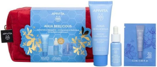 Apivita Aqua Beelicious Skin Care Set for Moisturizing 4pcs