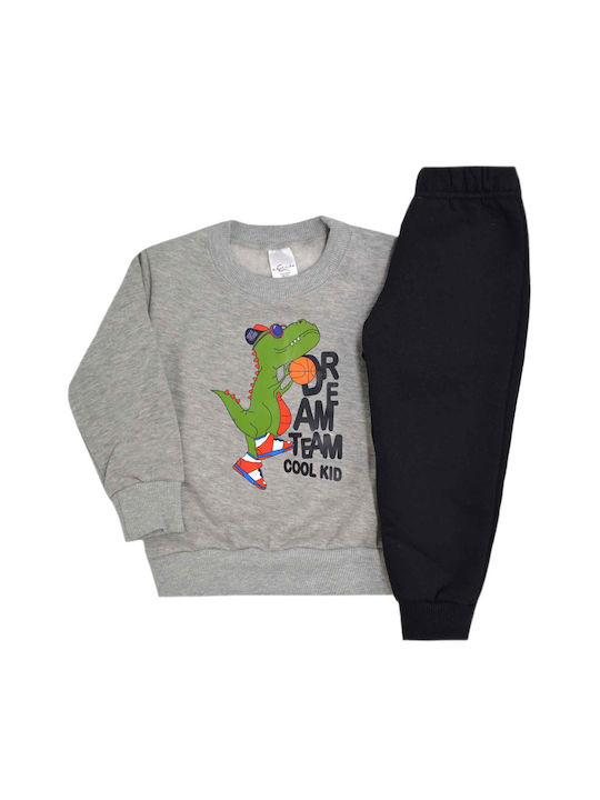 Explode Kids Sweatpants Set Grey/Black