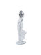 Decorative Figure Alexandra House Living White Silver Acrylic Plastic Melamine 9 X 8 X 30 Cm