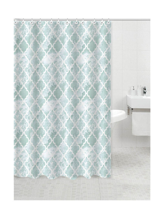 Ankor Shower Curtain 180x180cm Petrol