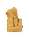 Das Home Kids Hooded Bathrobe Ochre